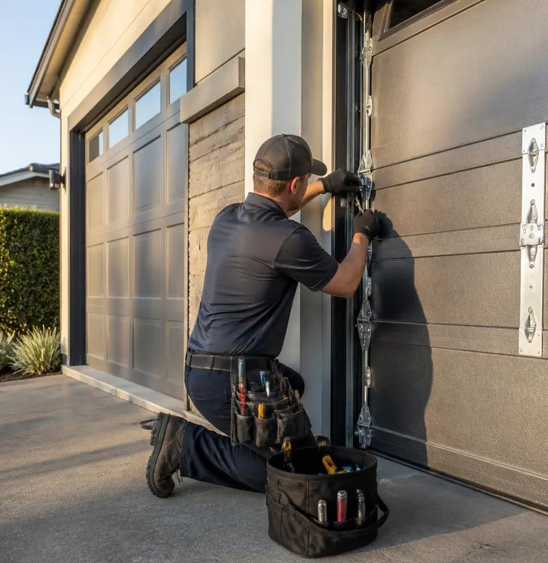 Off Track Door Repair in Palm Coast